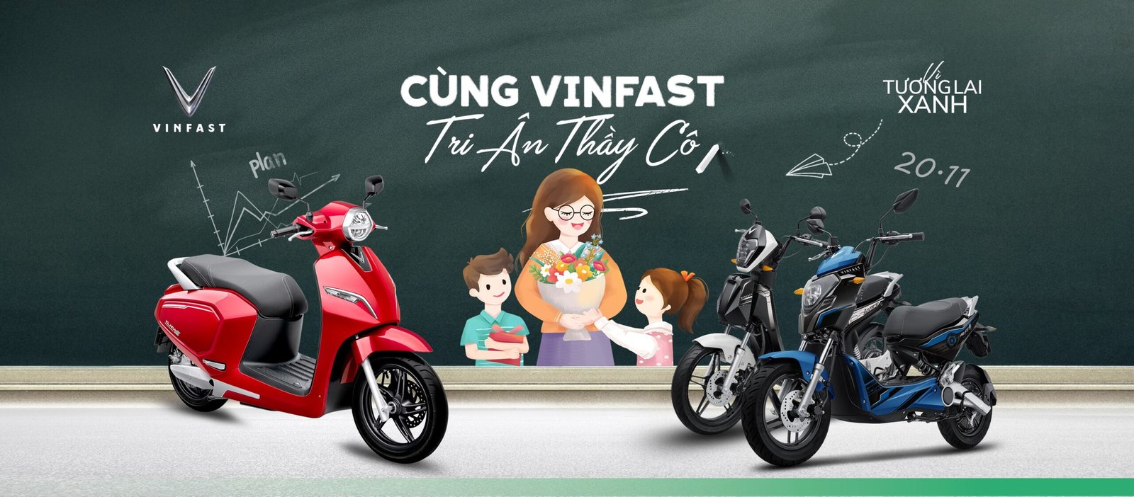 VinFast tặng quà tri ân thầy cô đón mừng ngày nhà giáo Việt Nam